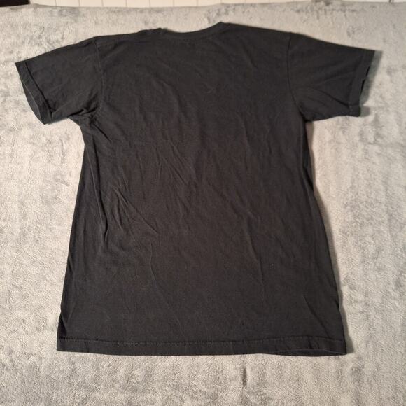 Y2K Hurley T-Shirt Black Abstract Grunge Skater Surfer Short Sleeve Size Medium - Picture 5 of 7